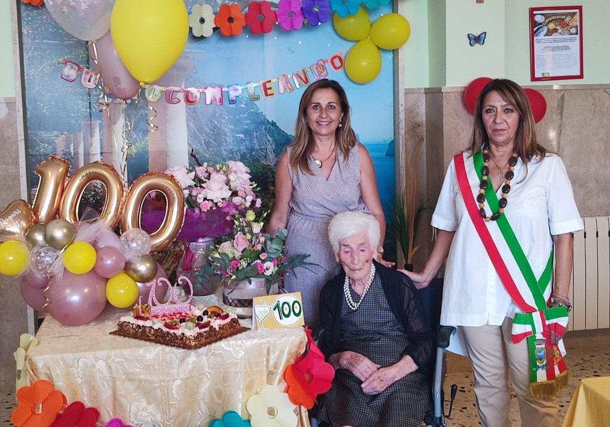 I 100 anni della signora Vita Colletti