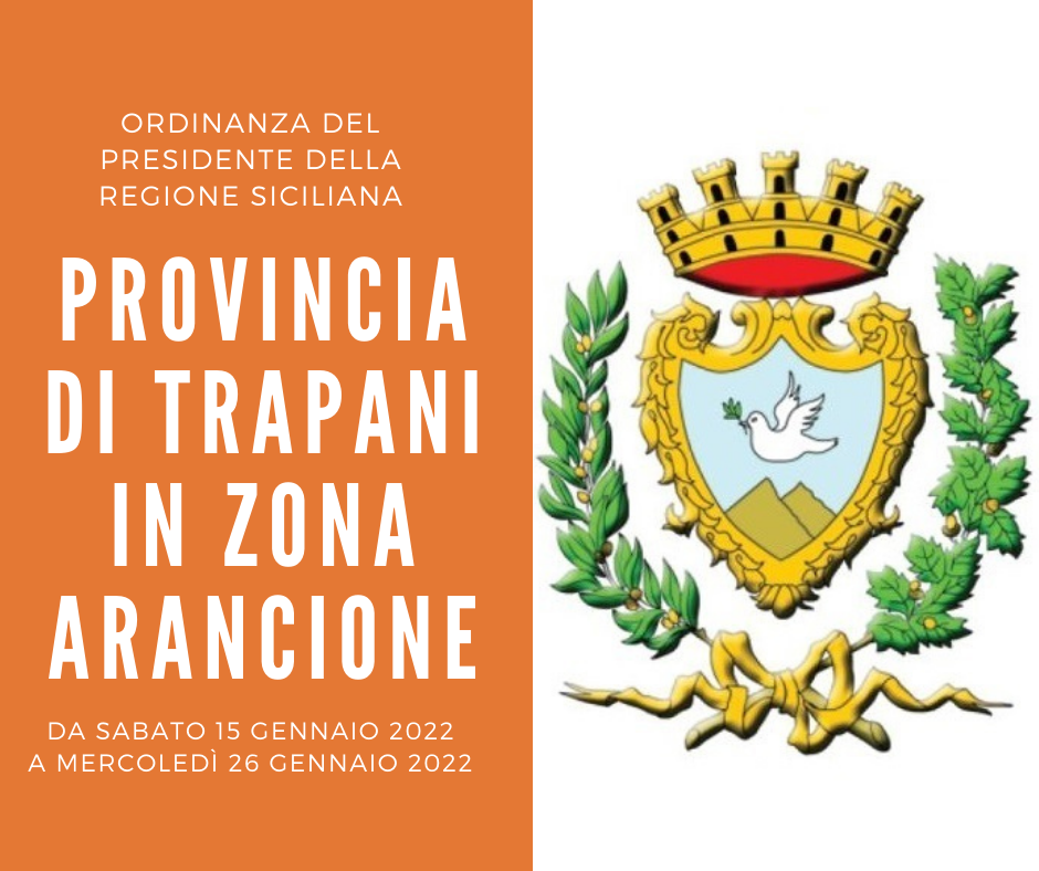 Anche Erice zona arancione dal 15 al 26 gennaio 2022