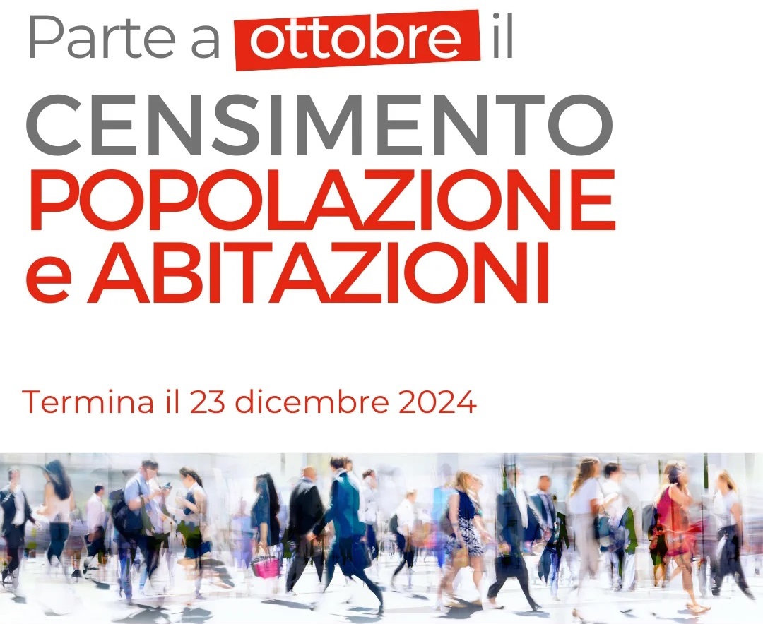 Avviso su Censimento permanente popolazione e abitazioni ISTAT – Edizione 2024