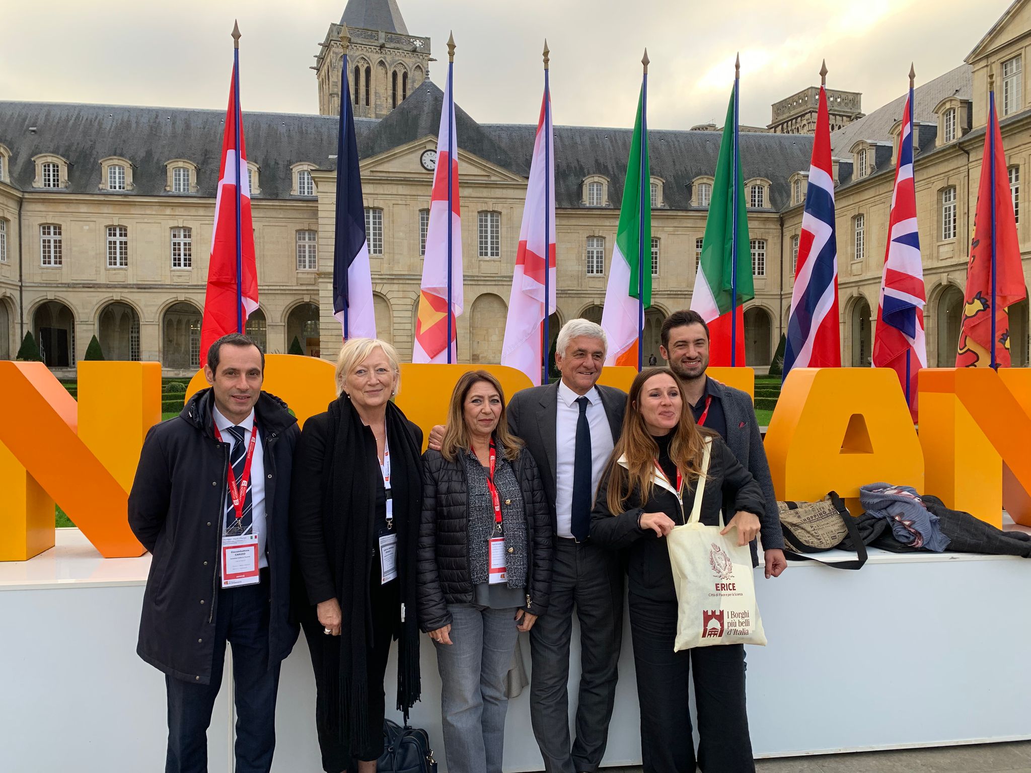 Comune di Erice presente in Francia per l'assemblea dei territori legati alla storia normanna