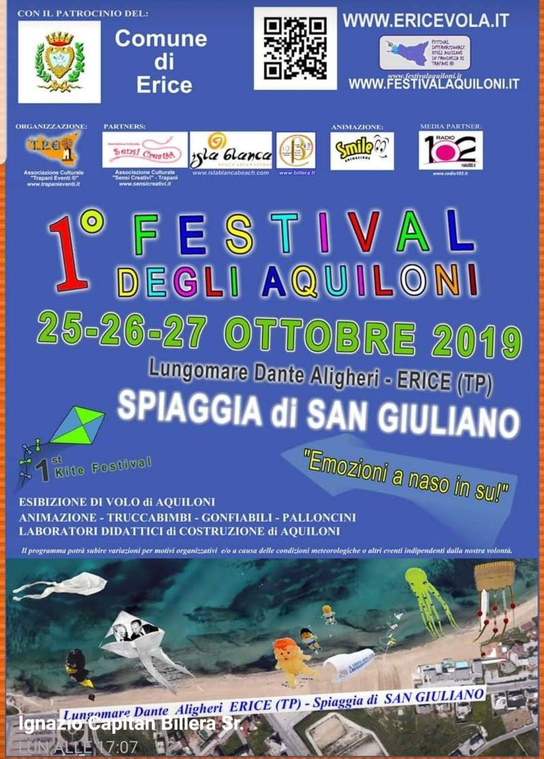 Il primo Festival degli Aquiloni di Erice - Emozioni a naso in su!