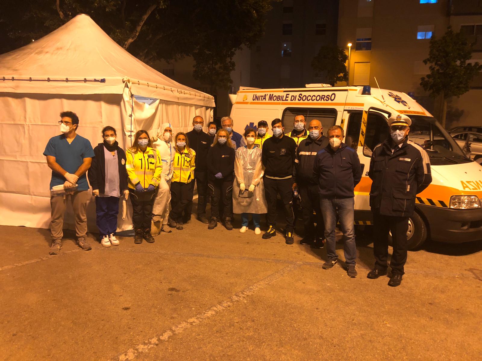 Esito campagna screening virus Covid: 1683 tamponi effettuati a piazza Pertini