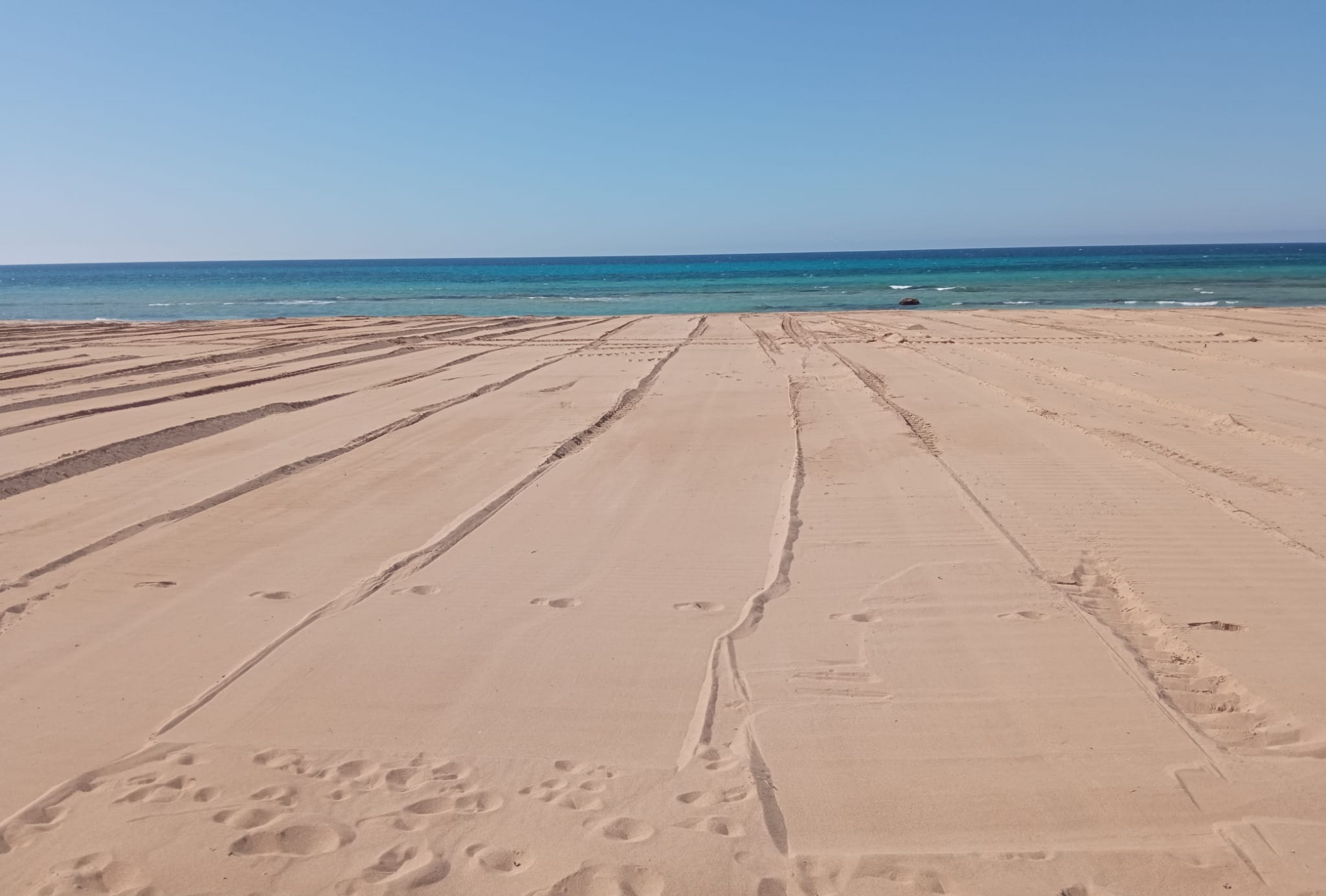 Al via il servizio di livellamento e pulizia della spiaggia del Lungomare Dante Alighieri