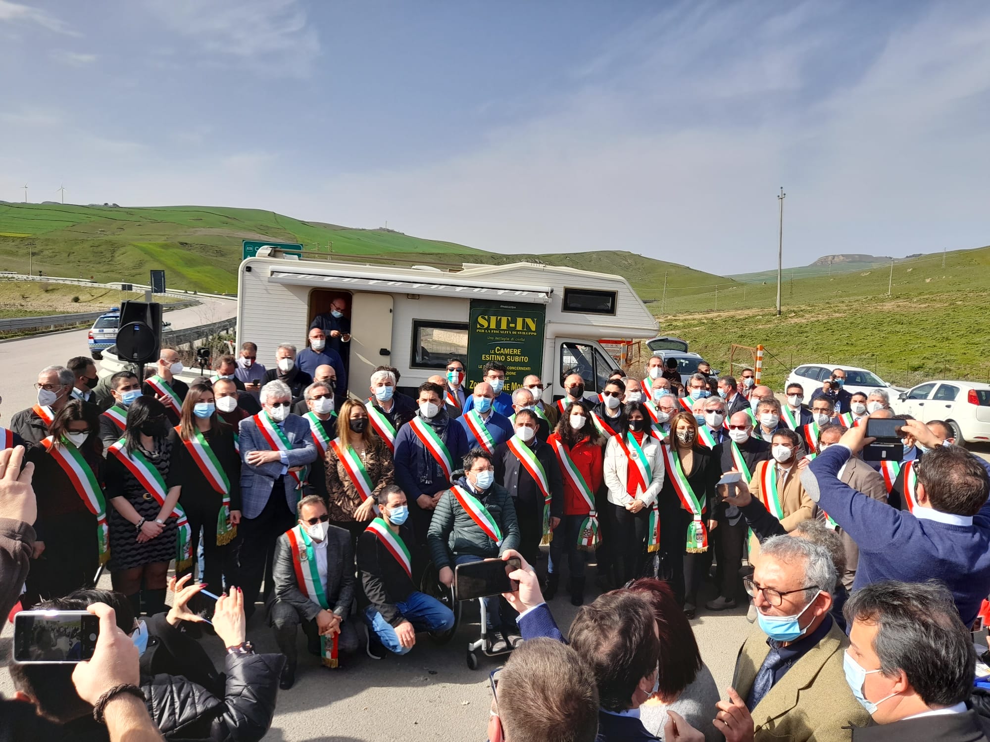 Erice presente a Roma al raduno dei sindaci dell’Associazione Zone Franche Montane Sicilia (6 maggio 2021)