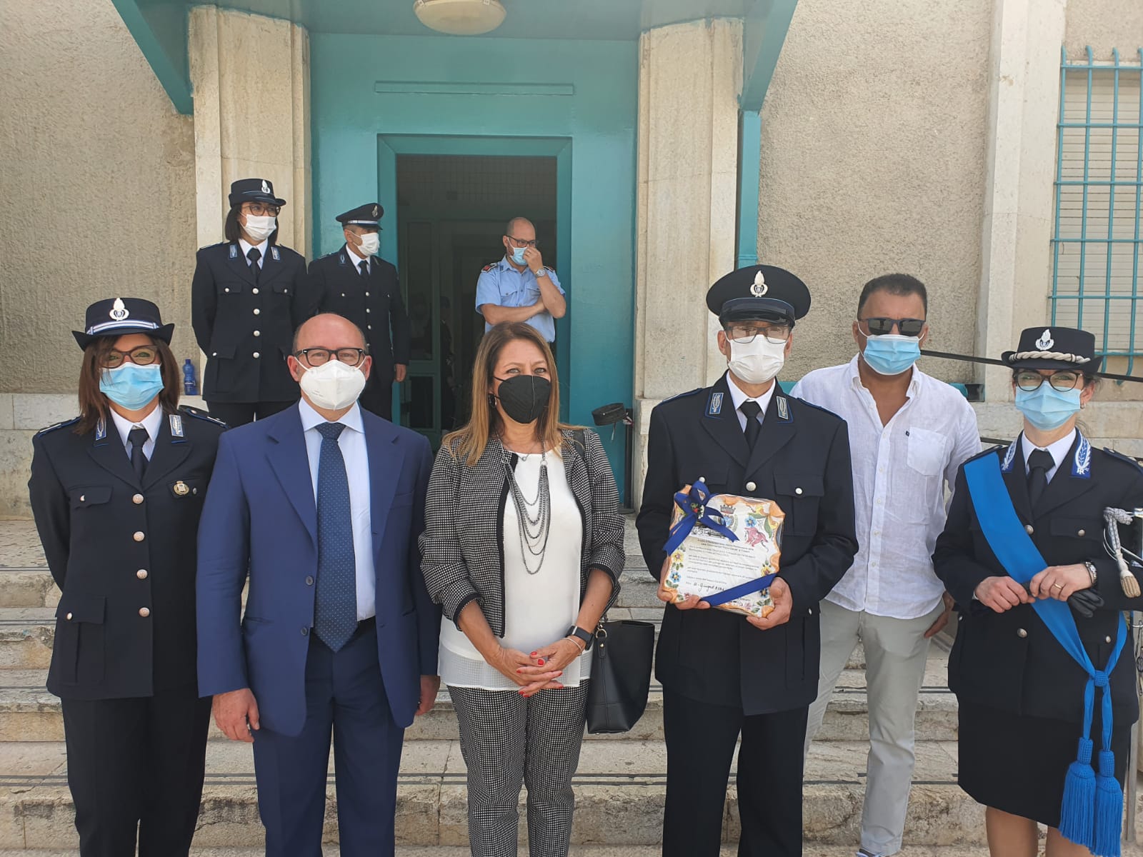 Cerimonia di premiazione degli agenti della Casa Circondariale di Trapani per la gestione della rivolta dei detenuti del 10/03/2020