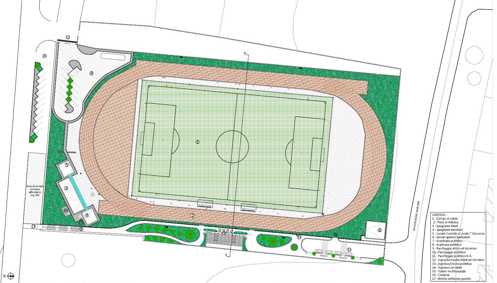 Al via i lavori di completamento e riqualificazione dell’impianto sportivo di Villa Mokarta